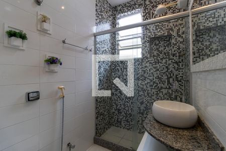 Banheiro de apartamento para alugar com 1 quarto, 35m² em Rio Comprido, Rio de Janeiro