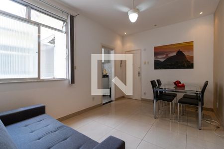 Sala de apartamento para alugar com 1 quarto, 35m² em Rio Comprido, Rio de Janeiro
