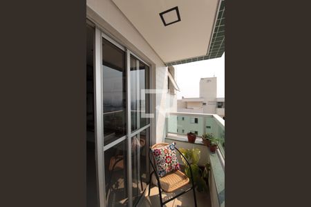 Varanda da Sala de Estar de apartamento à venda com 3 quartos, 140m² em Ouro Preto, Belo Horizonte