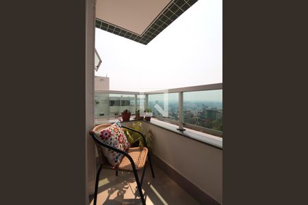 Varanda da Sala de Estar de apartamento à venda com 3 quartos, 140m² em Ouro Preto, Belo Horizonte