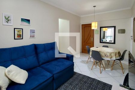 Sala de apartamento para alugar com 2 quartos, 90m² em Guilhermina, Praia Grande