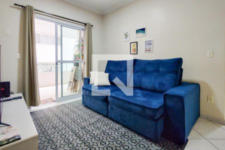 Sala de apartamento para alugar com 2 quartos, 90m² em Guilhermina, Praia Grande