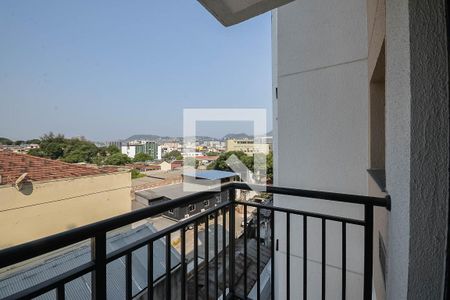 Varanda de kitnet/studio para alugar com 1 quarto, 37m² em São Cristóvão, Rio de Janeiro