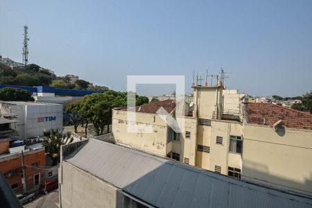 Varanda de kitnet/studio para alugar com 1 quarto, 37m² em São Cristóvão, Rio de Janeiro