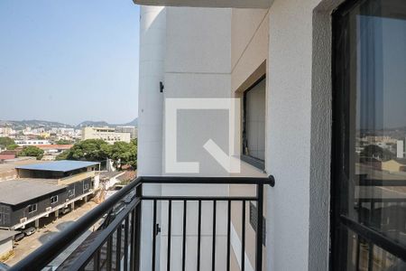 Varanda de kitnet/studio para alugar com 1 quarto, 37m² em São Cristóvão, Rio de Janeiro