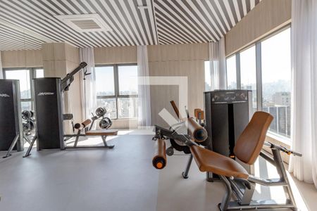 Studio para alugar com 28m², 1 quarto e sem vaga Studio para alugar com 28m², 1 quarto e sem vagaÁrea comum - Academia