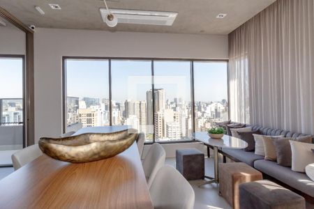 Studio para alugar com 28m², 1 quarto e sem vaga Studio para alugar com 28m², 1 quarto e sem vagaÁrea comum - Salão de festas