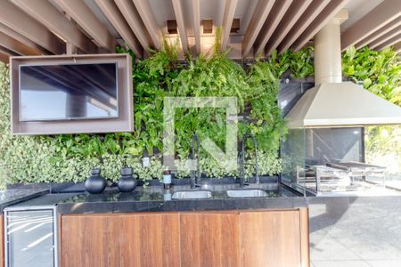 Studio para alugar com 28m², 1 quarto e sem vaga Studio para alugar com 28m², 1 quarto e sem vagaÁrea comum - Churrasqueira