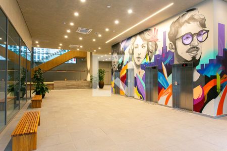 Studio para alugar com 25m², 1 quarto e sem vaga Studio para alugar com 25m², 1 quarto e sem vagaÁrea comum - Recepção