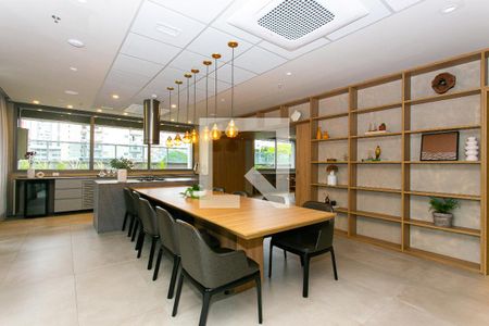 Studio para alugar com 25m², 1 quarto e sem vaga Studio para alugar com 25m², 1 quarto e sem vagaÁrea comum - Salão de festas