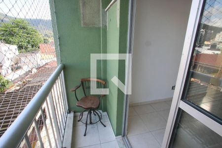Varanda da Sala de apartamento para alugar com 2 quartos, 51m² em Taquara, Rio de Janeiro