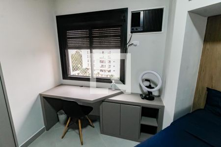 Suíte - detalhes de kitnet/studio para alugar com 1 quarto, 44m² em Paraíso do Morumbi, São Paulo