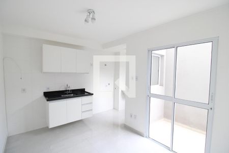 Sala / Cozinha / Área de Serviço de apartamento para alugar com 1 quarto, 27m² em Parada Inglesa, São Paulo