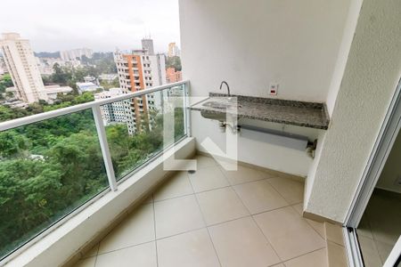 Varanda da Sala de apartamento para alugar com 2 quartos, 64m² em Vila Andrade, São Paulo
