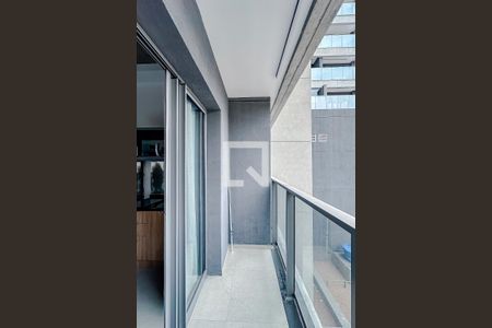 Varanda do Studio de kitnet/studio para alugar com 1 quarto, 22m² em Paraíso, São Paulo