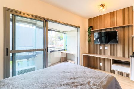Sala/Quarto de kitnet/studio para alugar com 1 quarto, 27m² em Jardim das Acacias, São Paulo