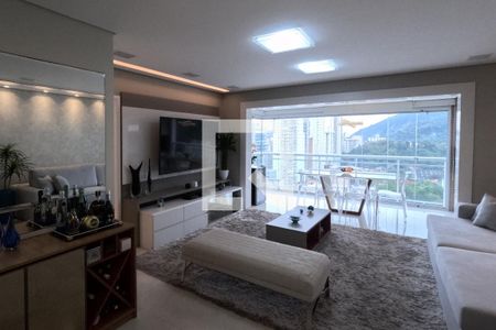 Sala de apartamento para alugar com 3 quartos, 100m² em José Menino, Santos