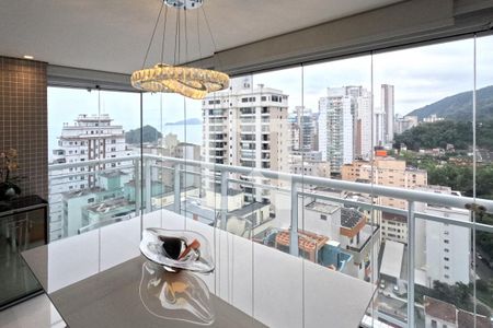 Varanda da Sala de apartamento para alugar com 3 quartos, 100m² em José Menino, Santos