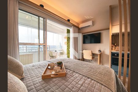 Sala de kitnet/studio para alugar com 1 quarto, 26m² em Butantã, São Paulo