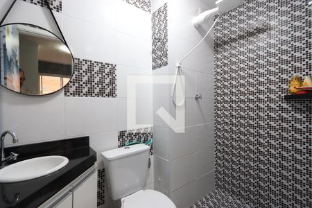 Banheiro de apartamento para alugar com 1 quarto, 27m² em Cidade Satélite Santa Bárbara, São Paulo