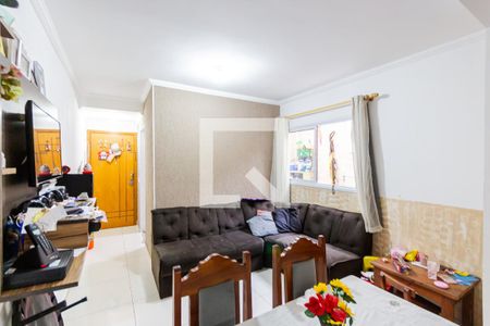 Sala de apartamento à venda com 2 quartos, 50m² em Parque das Nações, Santo André