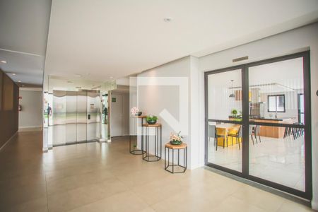 Apartamento para alugar com 57m², 2 quartos e 2 vagas Apartamento para alugar com 57m², 2 quartos e 2 vagasHall social