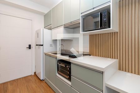 Cozinha de kitnet/studio à venda com 1 quarto, 25m² em Jardim das Acácias, São Paulo
