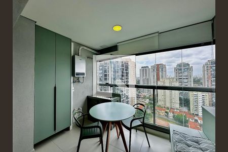 Sacada de apartamento para alugar com 0 quarto, 30m² em Brooklin, São Paulo