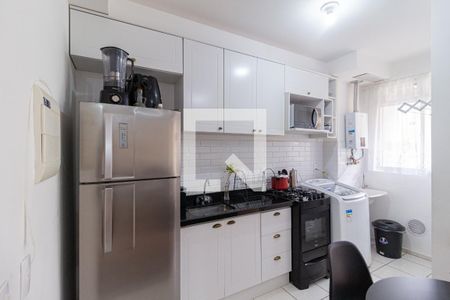 Apartamento à venda com 46m², 2 quartos e 1 vagaCozinha e área de serviço