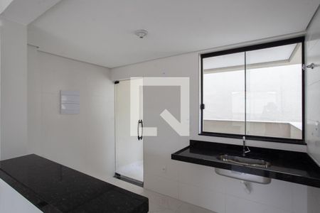 Sala/Cozinha de apartamento à venda com 2 quartos, 52m² em Copacabana, Belo Horizonte