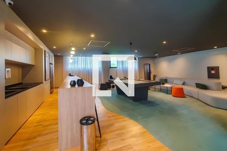 Studio para alugar com 25m², 1 quarto e sem vaga Studio para alugar com 25m², 1 quarto e sem vagaÁrea comum - Espaço Gourmet