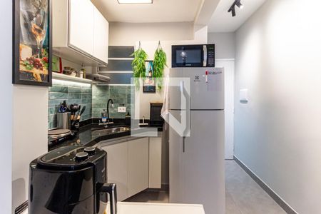 Cozinha de kitnet/studio para alugar com 1 quarto, 35m² em Vila Buarque, São Paulo