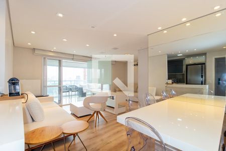 Sala de Estar de apartamento à venda com 1 quarto, 78m² em Vila Regente Feijó, São Paulo