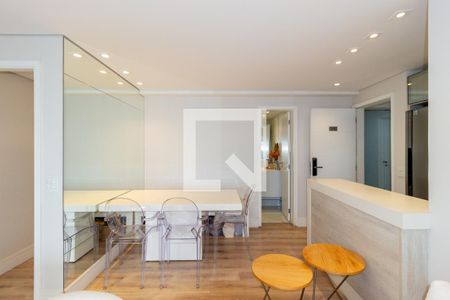 Sala de Estar de apartamento à venda com 1 quarto, 78m² em Vila Regente Feijó, São Paulo