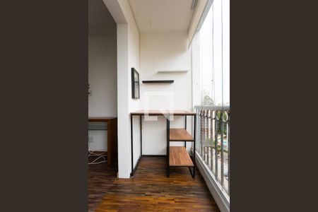 Varanda da Sala de apartamento para alugar com 3 quartos, 77m² em Vila Andrade, São Paulo