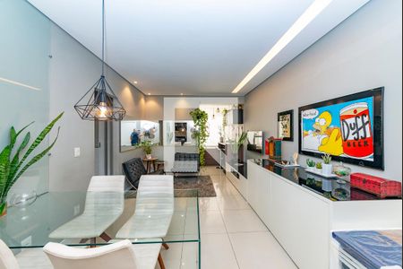 Sala de apartamento para alugar com 3 quartos, 85m² em Estoril, Belo Horizonte