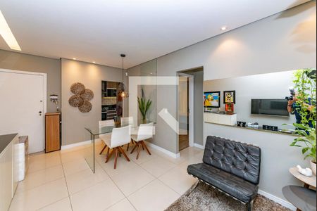 Sala de apartamento para alugar com 3 quartos, 85m² em Estoril, Belo Horizonte