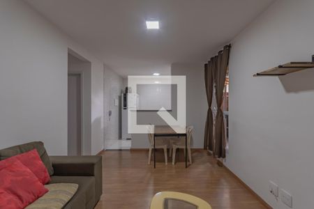 Sala  de apartamento para alugar com 2 quartos, 54m² em Frei Leopoldo, Belo Horizonte