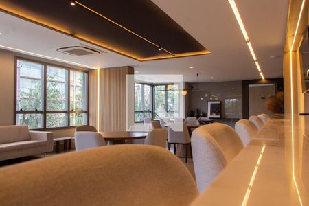 Apartamento à venda com 125m², 2 quartos e 2 vagas Apartamento à venda com 125m², 2 quartos e 2 vagasÁREA COMUM - SALÃO GOURMET