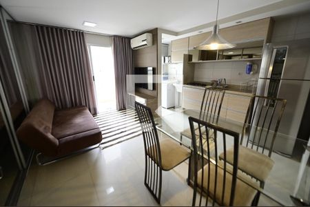 Sala de apartamento para alugar com 1 quarto, 40m² em Setor Central, Goiânia