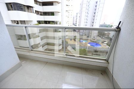 Varanda Sala de apartamento para alugar com 1 quarto, 40m² em Setor Central, Goiânia
