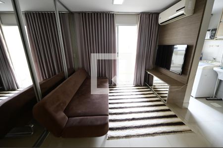 Sala de apartamento para alugar com 1 quarto, 40m² em Setor Central, Goiânia