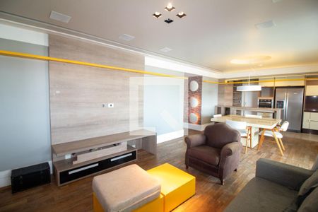 Sala de apartamento à venda com 3 quartos, 109m² em Jardim Caravelas, São Paulo