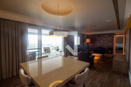 Sala de Jantar de apartamento à venda com 3 quartos, 109m² em Jardim Caravelas, São Paulo
