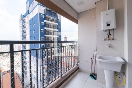 Varanda e Área de Serviço de apartamento à venda com 1 quarto, 28m² em Parada Inglesa, São Paulo
