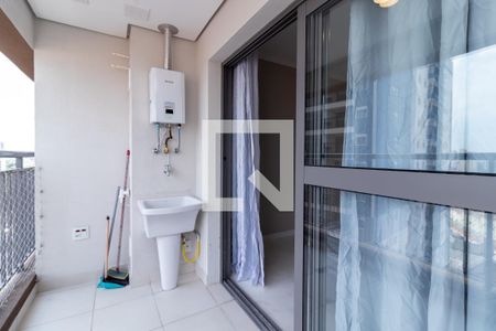 Varanda e Área de Serviço de apartamento à venda com 1 quarto, 28m² em Parada Inglesa, São Paulo