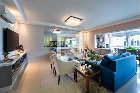 Sala de apartamento para alugar com 3 quartos, 181m² em Gonzaga, Santos