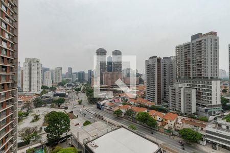 Vista de apartamento para alugar com 1 quarto, 27m² em Jardim das Acacias, São Paulo
