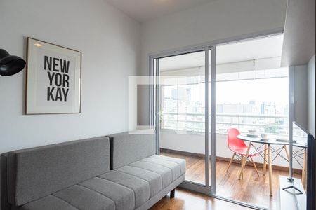 Sala de apartamento para alugar com 1 quarto, 40m² em Bela Vista, São Paulo