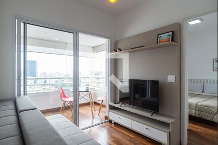 Sala de apartamento para alugar com 1 quarto, 40m² em Bela Vista, São Paulo